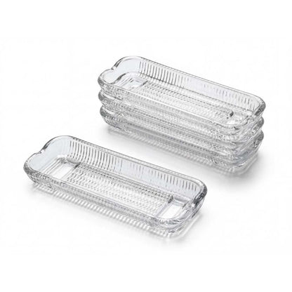 HIC Kitchen Corn Dishes, Glass, Set of 4