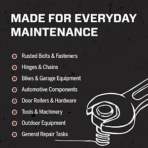 Kroil Original Penetrant - Rust Penetrating Lubricant - Corrosion Inhibitor Oil for Chains, Hinges & Stuck Metal Parts - Home & Industrial Use - Drip Can - 8 oz - 1 Pack (KL081)