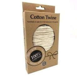100% cotton twine, natural unbleached 18 ply