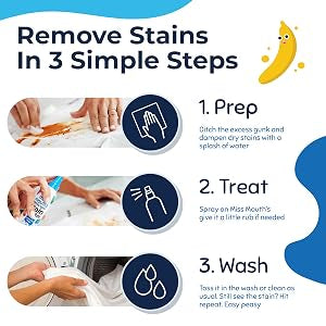 Miss Mouth's Messy Eater Stain Treater Spray, Laundry Stain Remover, 4 Oz
