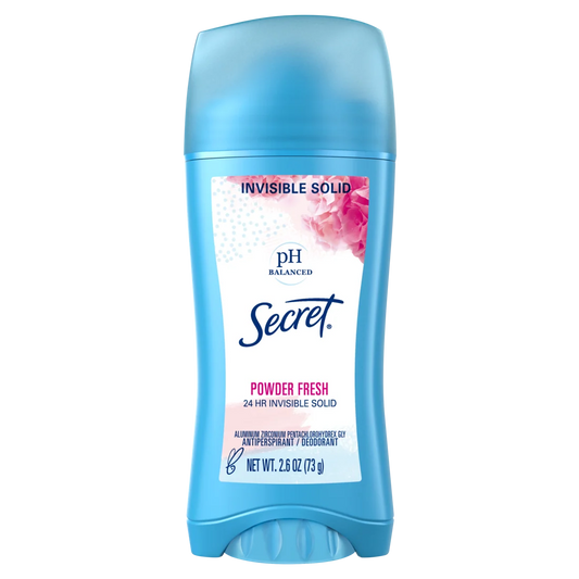 Secret Invisible Solid Antiperspirant And Deodorant Powder Fresh - 2.6oz
