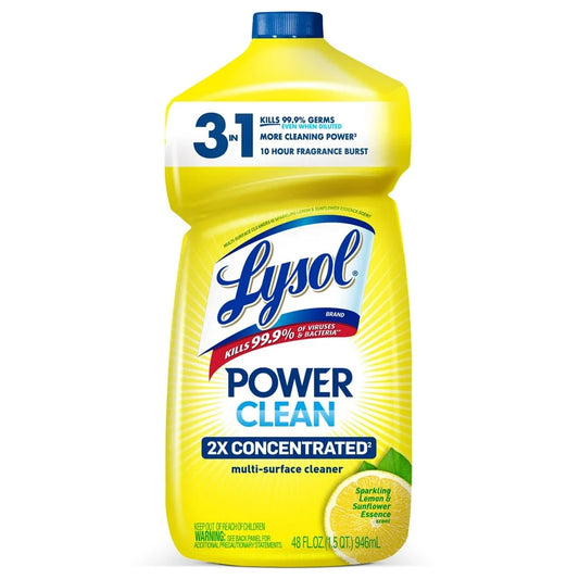 Lysol All Purpose Cleaner - Pourable Sparkling Lemon & Sunflower Essence - 48oz
