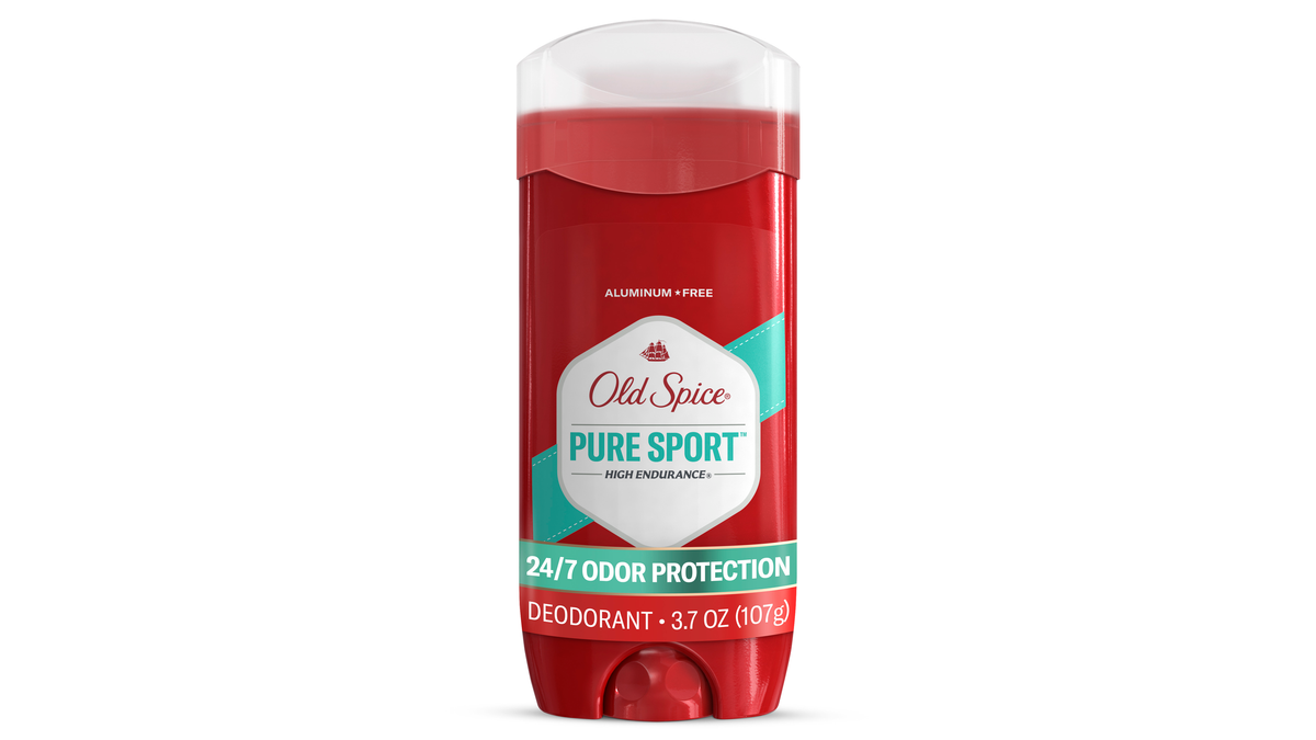 Old Spice High Endurance Aluminum Free Pure Sport Deodorant for Men (3.4 oz)