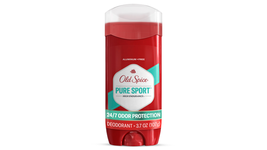 Old Spice High Endurance Aluminum Free Pure Sport Deodorant for Men (3.4 oz)