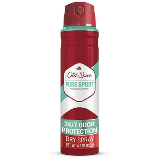 Old Spice Men's High Endurance Pure Sport Antiperspirant Dry Spray