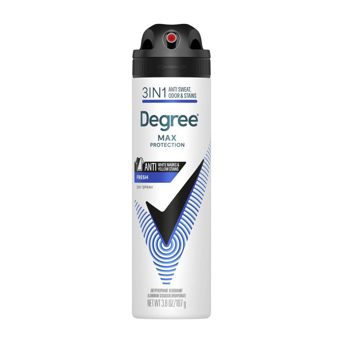 Degree Men's Ultraclear Black + White Fresh 72-Hour Antiperspirant & Deodorant Dry Spray - 3.8oz