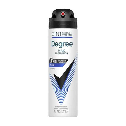 Degree Men's Ultraclear Black + White Fresh 72-Hour Antiperspirant & Deodorant Dry Spray - 3.8oz