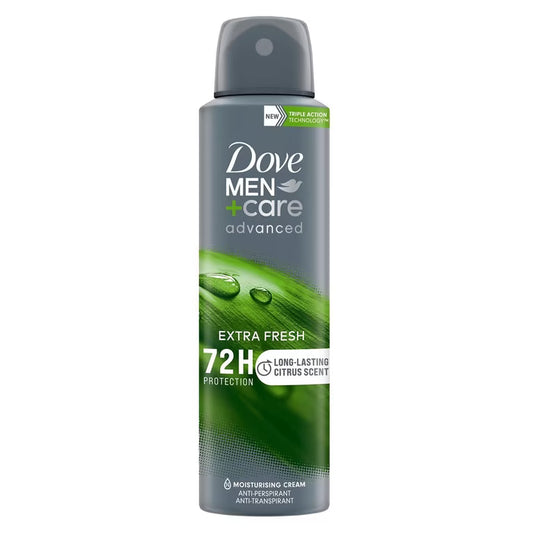 Dove Men+Care Extra Fresh 72H Dry Spray Antiperspirant Deodorant for Men,