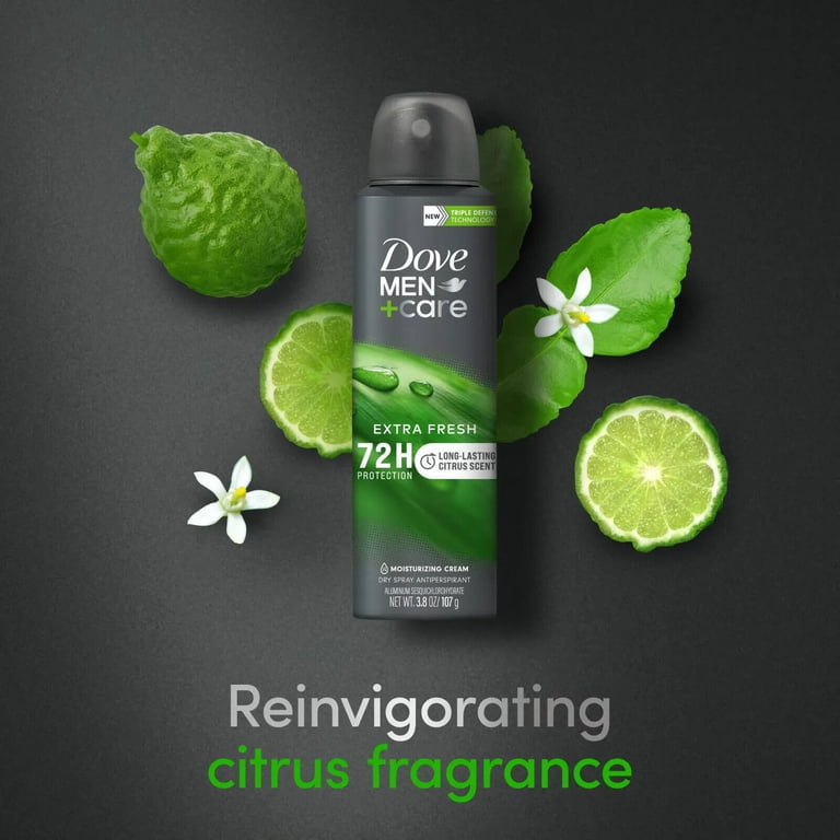 Dove Men+Care Extra Fresh 72H Dry Spray Antiperspirant Deodorant for Men,