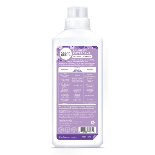 Laundry Detergent | Organic Lavender | 33.8 Fl oz