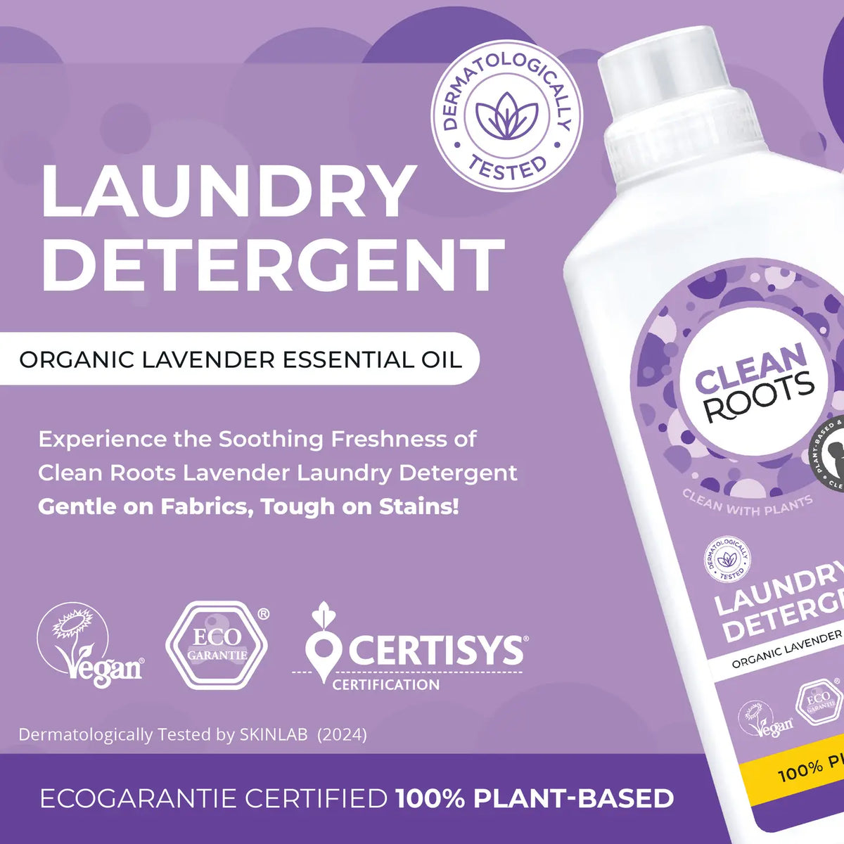 Laundry Detergent | Organic Lavender | 33.8 Fl oz