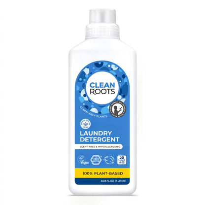 Laundry Detergent | Scent-Free & Hypoallergenic | 33.8 Fl oz