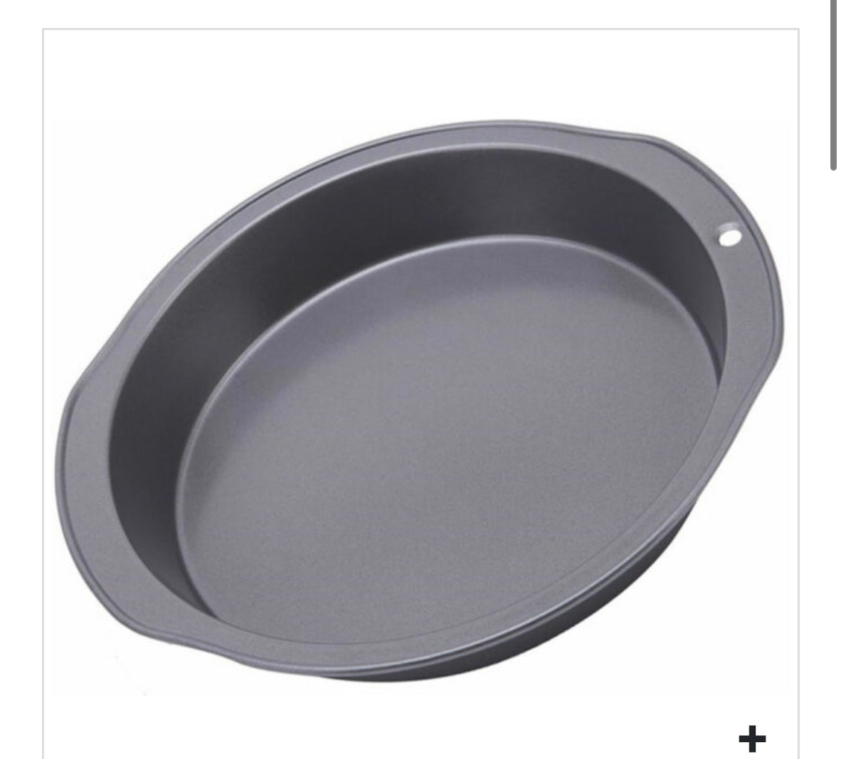 NON-STICK-ROUND CAKE PAN- 8″