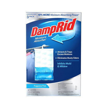 DampRid Hanging Bag Unscented Air Freshner - 46.2oz/3pk