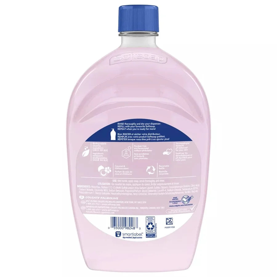 Softsoap Liquid Hand Soap Coconut & Hibiscus Refill - 50oz