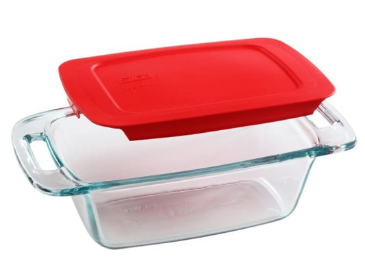 PYREX EASY GRAB W/COVER 8.75×5.25×3″ – 1.5qt