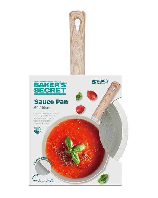BAKER'S SECRET 16CM SAUCE PAN W/LID