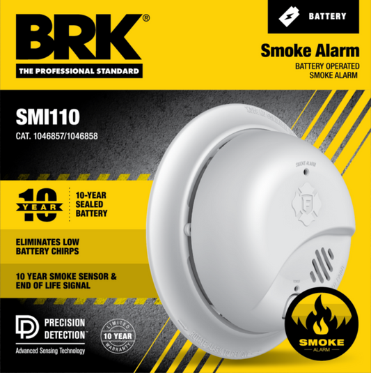 DETECTOR-SMOKE-10 YEAR BATTERY