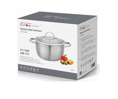 24 cm Casserole W/Lid