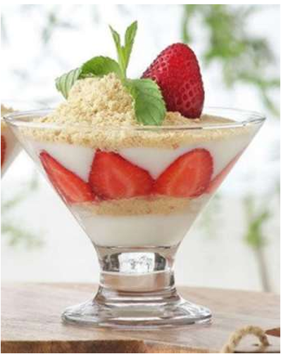 6 PC 5 1/2 oz Ice Cream Set