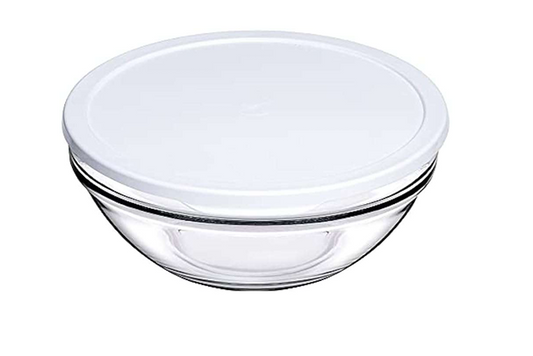 37 3/4oz Glass Bowl W/Lid