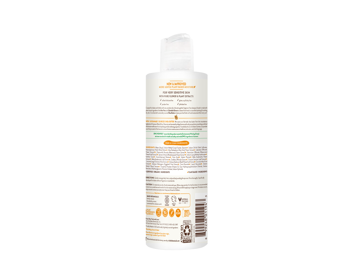 Sensitive Baby Shampoo & Wash - 8oz