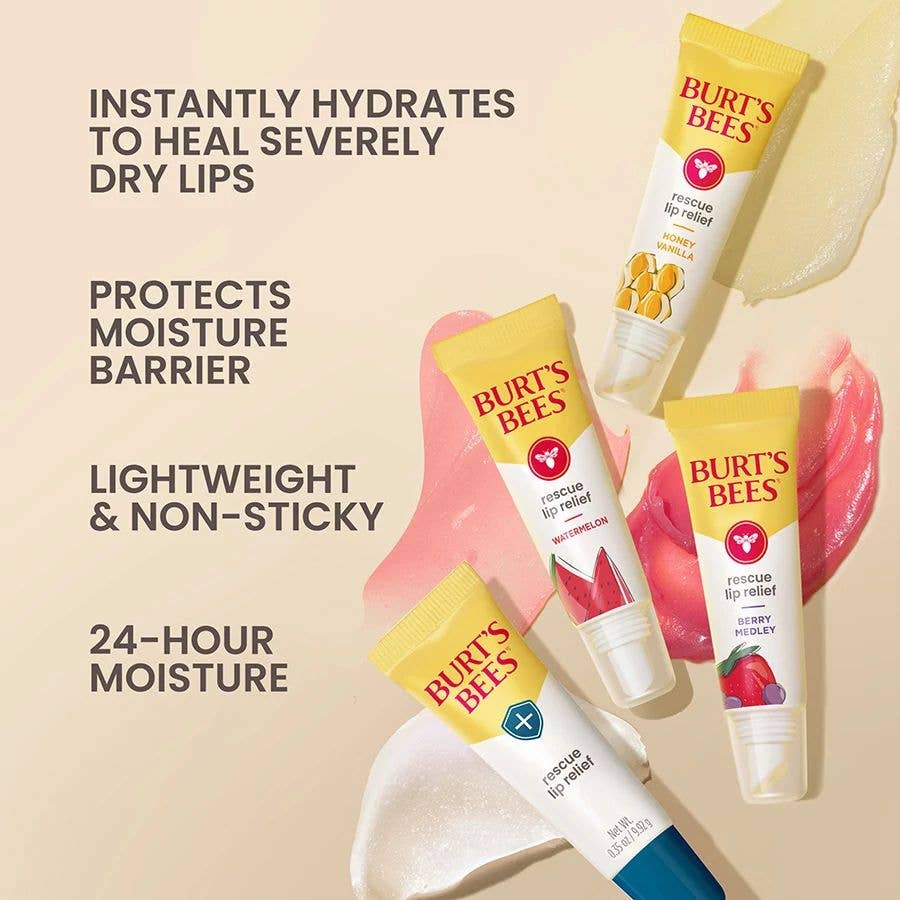 Rescue Lip Relief With Vitamin E 0.35 oz. Blister Box