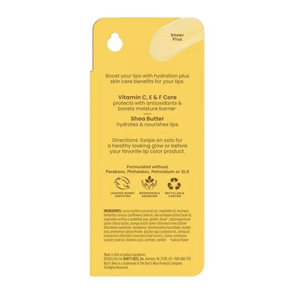 Sheer Plus Boosted Lip Balm 0.16 oz. Blister Box