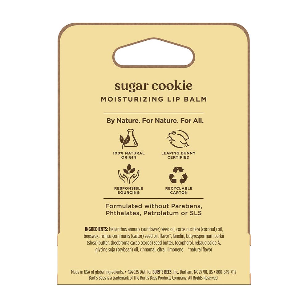 Holiday Sugar Cookie Lip Balm 0.15 Oz. Blister Box