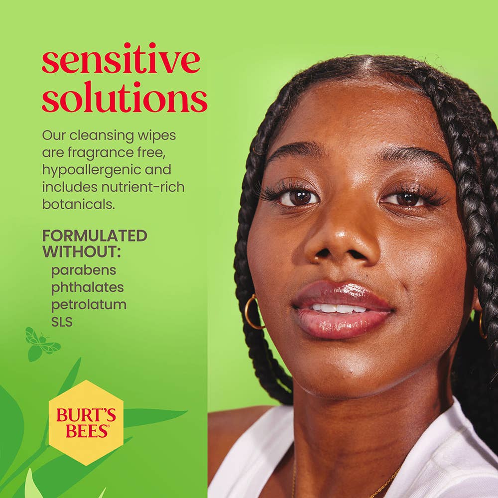 Soothing Aloe Vera 3-In-1 Facial Towelettes 10 Count