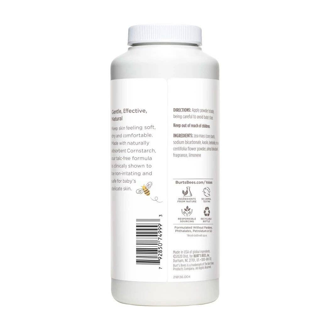 Baby Dusting Powder, Pediatrician Tested, Talc-Free