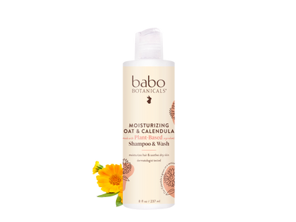 Moisturizing Oat & Calendula Shampoo & Wash - 8oz