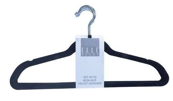 ELLE Decor Nonslip Hangers 10-PK