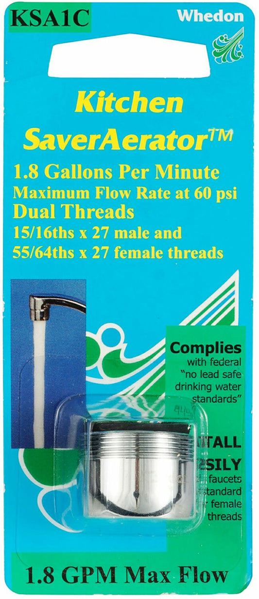AERATOR DUAL THREAD FOR KITCHN SINK – 1.8 GALLON PER MINUTE
