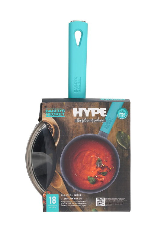 BAKER'S SECRET 18CM SAUCE PAN W/LID