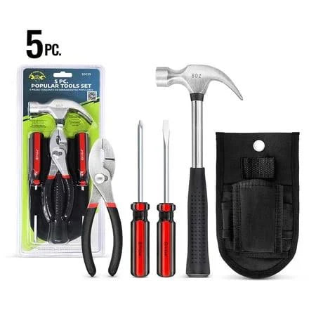 5Pc Tool set including pouch