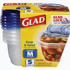 Gladeware Soup/Salad 5CT 24oz