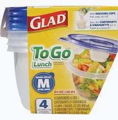 Gladware To Go Lunch 4CT 32 oz