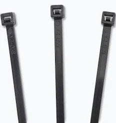 17 Cable Ties (50LB) Black 100PK