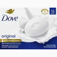 Dove Bar Soap 3.75oz Reg White 16pk