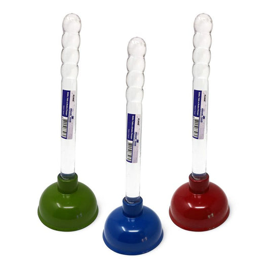 4" Sink and Tub Plunger with 10" Handle single