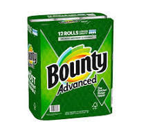 Bounty Paper Towels White 82 sheets 2-Ply 12/PK